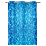 Water Ripple Blackout Drapery Panels - LeobonZone