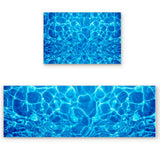 Water Ripple Right Angle Felt Doormat Two piece set - LeobonZone