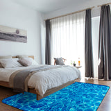 Water Ripple Sponge Rillet Rubber Rugs - LeobonZone