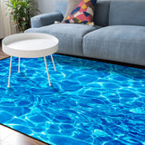 Water Ripple Sponge Rillet Rubber Rugs - LeobonZone