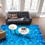 Water Ripple Right Angle Felt Rugs - LeobonZone