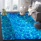 Water Ripple Right Angle Felt Rugs
