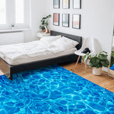 Water Ripple Right Angle Felt Rugs - LeobonZone