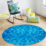 Water Ripple Circular Felt Rugs - LeobonZone