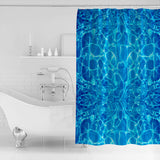 Water Ripple Waterproof Durable Shower Curtain - LeobonZone