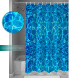 Water Ripple Waterproof Durable Shower Curtain - LeobonZone