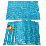 Water Ripple Personalized Table Placemats - LeobonZone