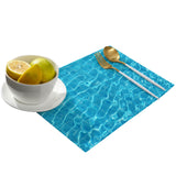 Water Ripple Personalized Table Placemats