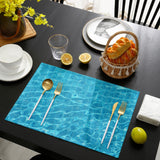 Water Ripple Personalized Table Placemats - LeobonZone