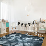 Hand painted Butterfly Right Angle Felt Rugs - LeobonZone