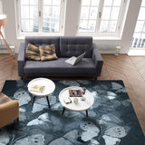 Hand painted Butterfly Right Angle Felt Rugs - LeobonZone
