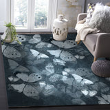 Hand painted Butterfly Right Angle Felt Rugs - LeobonZone