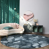 Hand painted Butterfly Circular Felt Rugs