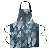 Hand painted Butterfly Personalized Canvas Apron