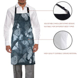 Hand painted Butterfly Personalized Canvas Apron - LeobonZone