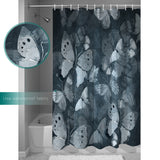 Hand painted Butterfly Waterproof Durable Shower Curtain - LeobonZone