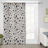 White dots Blackout Window Curtains - LeobonZone