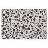 White dots Leather Doormat - LeobonZone