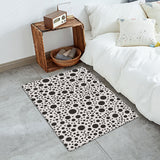 White dots Leather Doormat - LeobonZone