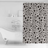 White dots Waterproof Durable Shower Curtain - LeobonZone