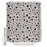 White dots Waterproof Durable Shower Curtain - LeobonZone