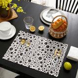 White dots Personalized Table Placemats - LeobonZone