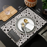 White dots Personalized Table Placemats - LeobonZone