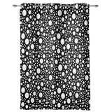 Black dots Blackout Window Curtains - LeobonZone