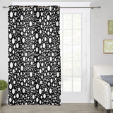 Black dots Blackout Window Curtains