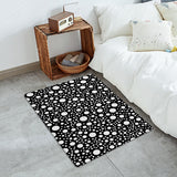 Black dots Leather Doormat - LeobonZone