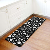 Black dots Leather Doormat - LeobonZone