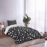 Black dots comforter sets pillowcase - LeobonZone