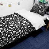 Black dots comforter sets pillowcase - LeobonZone
