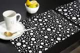 Black dots Personalized Table Placemats - LeobonZone