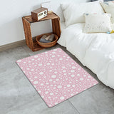 Pink Dots Leather Mat Soft Non-Slip Waterproof  Doormat - LeobonZone