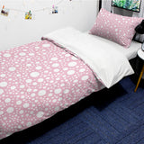Pink Dots comforter sets pillowcase - LeobonZone