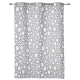 Grey dots Blackout Window Curtains - LeobonZone