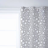Grey dots Blackout Window Curtains - LeobonZone