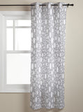 Grey dots Blackout Window Curtains - LeobonZone