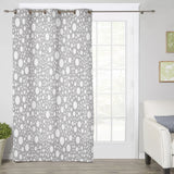 Grey dots Blackout Window Curtains - LeobonZone