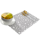 Grey dots Personalized Table Placemats