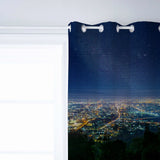 City night scene window curtains - LeobonZone