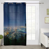 City night scene window curtains - LeobonZone