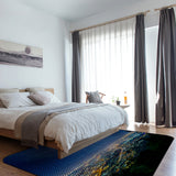 City night scene Sponge Rillet Rubber Rugs - LeobonZone