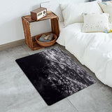 Black City night scene Leather Mat Soft Non-Slip Waterproof  Doormat - LeobonZone