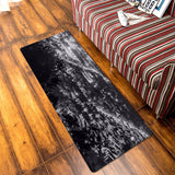 Black City night scene Leather Mat Soft Non-Slip Waterproof  Doormat - LeobonZone