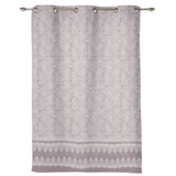 Pink Lace Pattern window curtains - LeobonZone