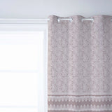 Pink Lace Pattern window curtains - LeobonZone