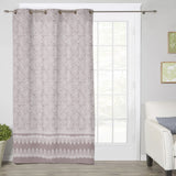 Pink Lace Pattern window curtains - LeobonZone
