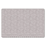 Pink Lace Pattern Leather Mat Soft Non-Slip Waterproof  Doormat - LeobonZone